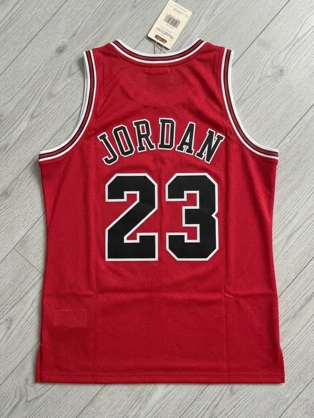 Mitchell & Ness Red Chicago Bulls #23 Hardwood Classics Jersey - Picture 2 of 2